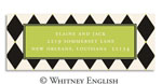 Whitney English Address Labels - Black Diamonds (Holiday) (615379)